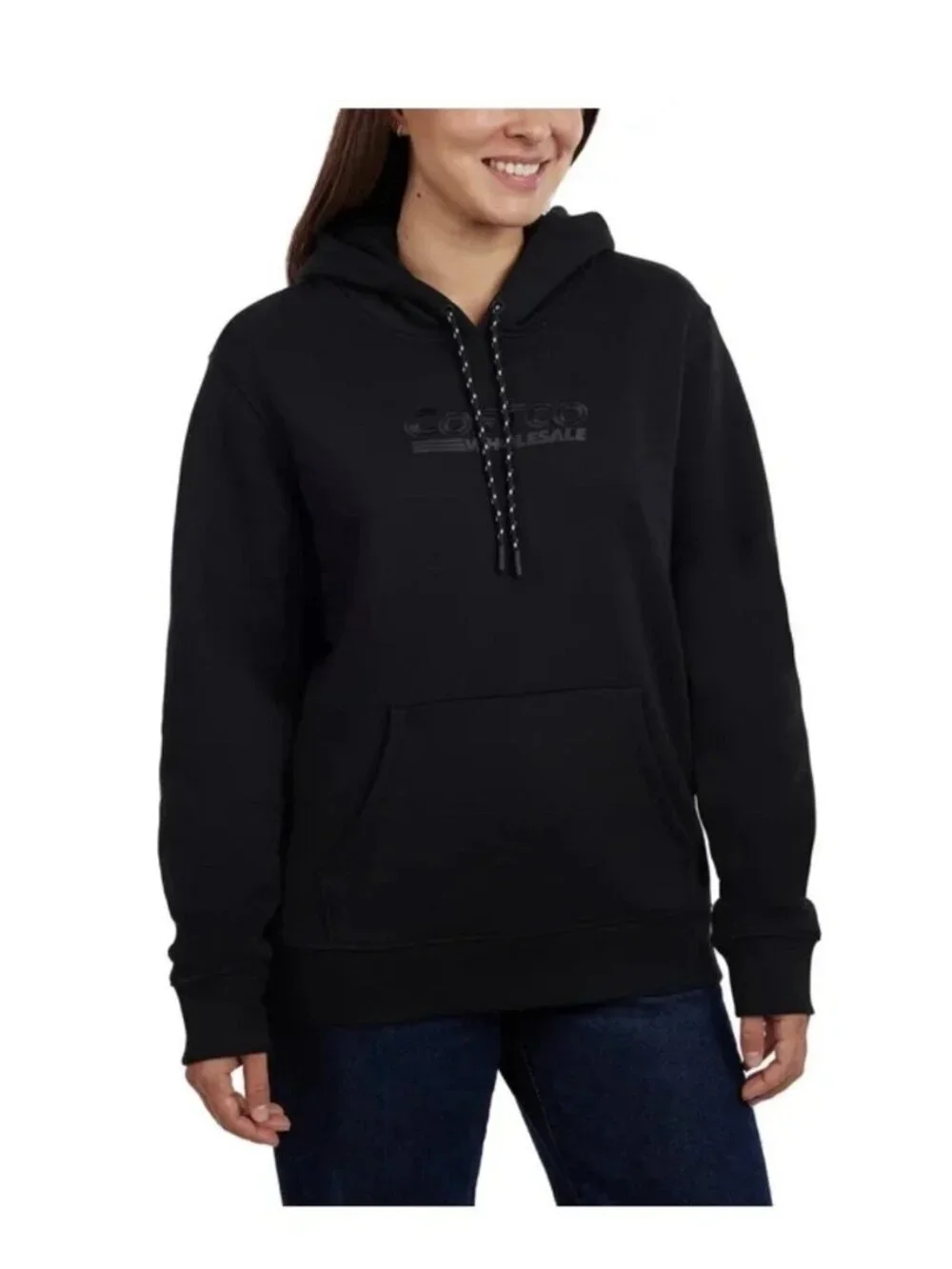 💥   Signature Men's L Women's  XL Costco Hoodie Unisex Black  J2115